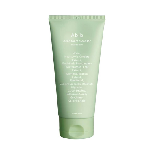 Abib Acne Foam Cleanser Heartleaf Foam Kasdienis veido prausiklis