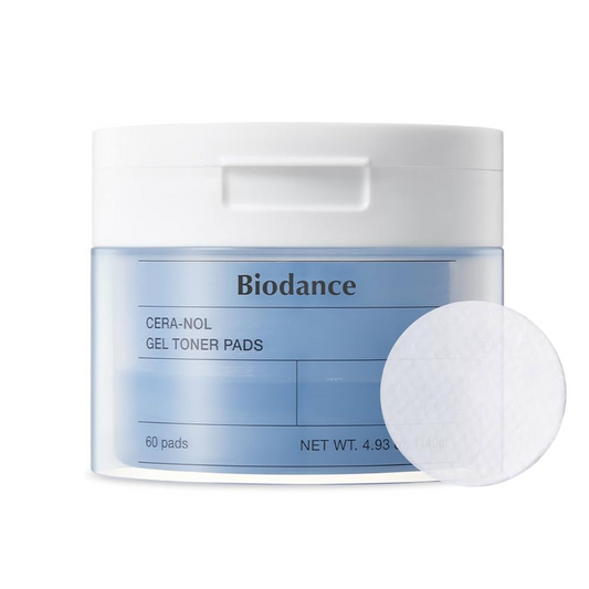 BIODANCE Cera-nol Gel Toner Pads Veido padeliai