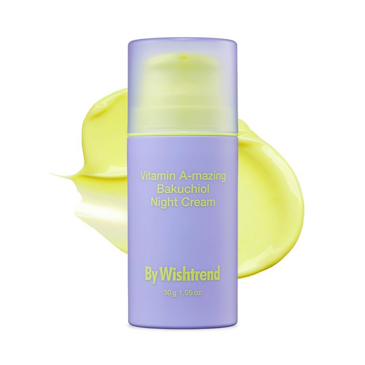 BY WISHTREND Vitamin A-mazing Bakuchiol Night Cream Naktinis veido kremas