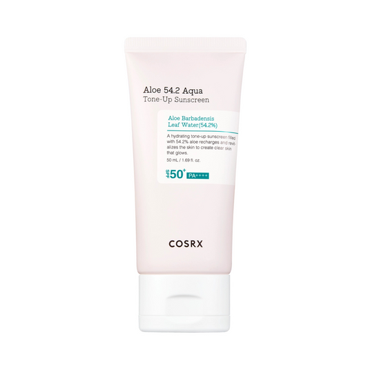 COSRX Aloe 54.2 Aqua Tone-Up Sunscreen SPF50+ Apsauginis kremas nuo saulės
