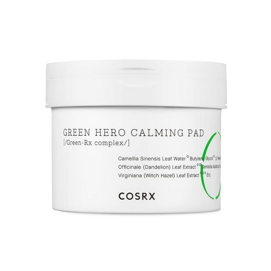 COSRX One Step Green Hero Calming Pad Veido padeliai