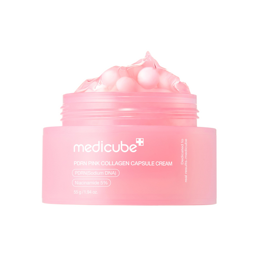 MEDICUBE PDRN Pink Collagen Capsule Cream Veido kremas