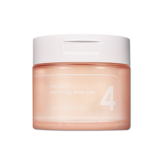NUMBUZIN No. 4 Pore Zero Peeled Egg Toner Pad Veido padeliai