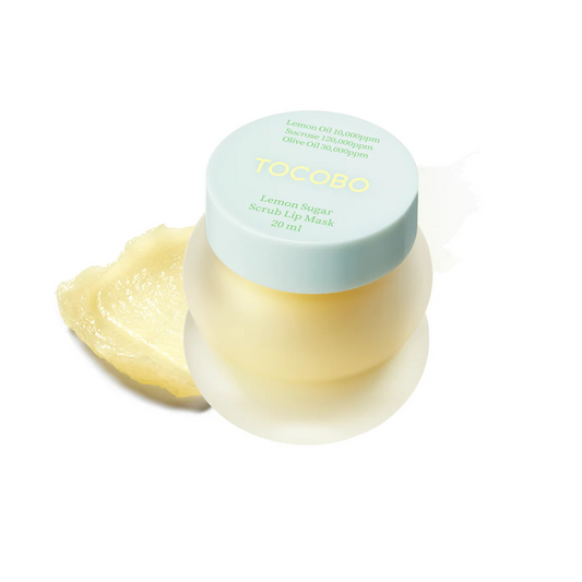 TOCOBO Lemon Sugar Scrub Lip Mask Lūpų kaukė-šveitiklis