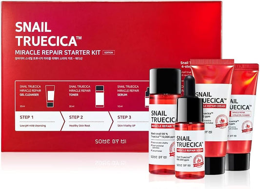 Some By Mi Snail Truecica Miracle Repair Starter Kit Regeneruojantis veido priežiūros rinkinys