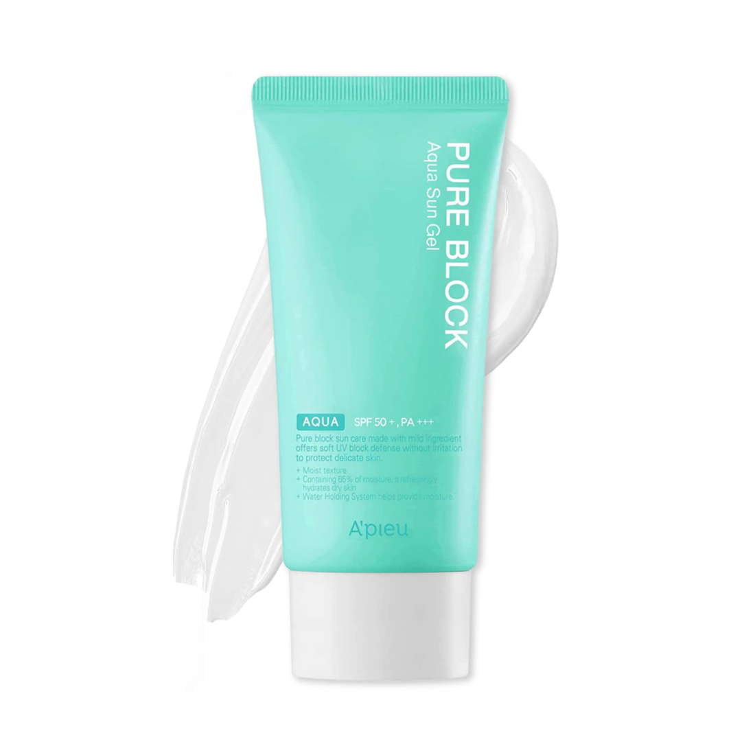 A'PIEU Pure Block Aqua Sun Gel SPF50+ Apsauginis kremas nuo saulės