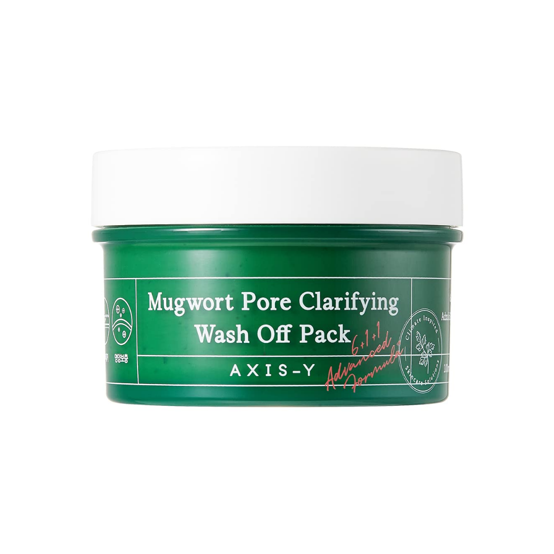AXIS-Y Mugwort Pore Clarifying Wash Off Pack Valomoji veido kaukė