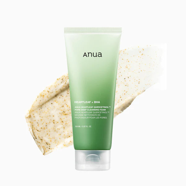 Anua Heartleaf Quercetinol Pore Deep Cleansing Foam - 150ml – Veido prausiklis