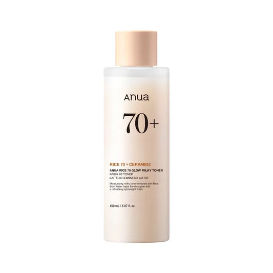 Anua Rice 70 Glow Milky Toner 150ml – Veido tonikas