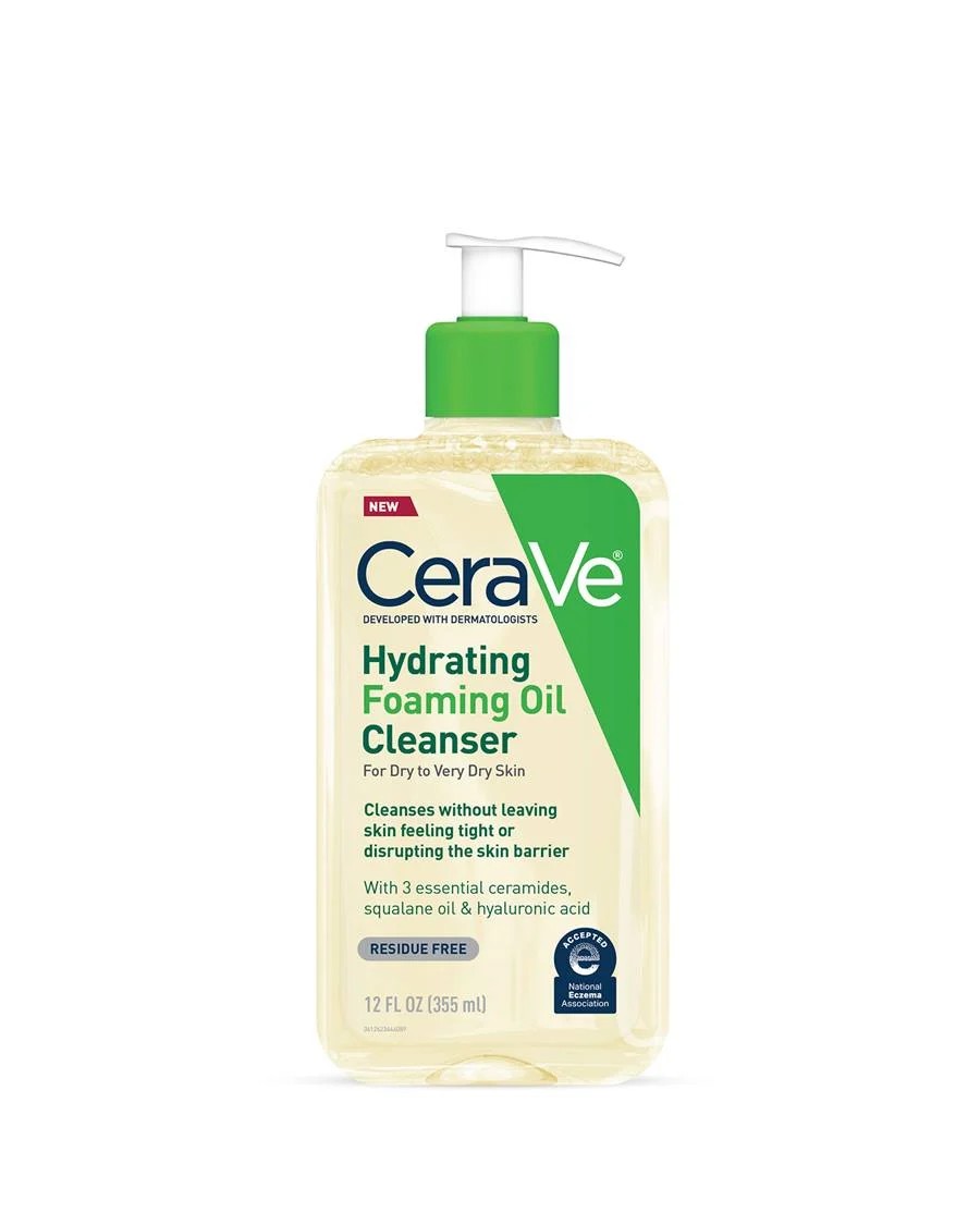 Cerave Hydrating Foaming Oil Cleanser 473ml Moisturizing Facial Cleanser – Veido prausiklis