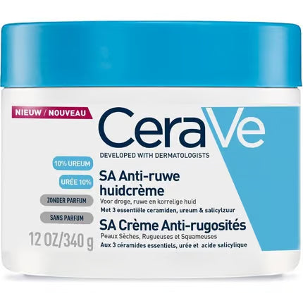 Cerave Sa Smoothing Cream Antiroughness 340g Moisturizing Softening Cream For Dry To Very Dry Skin – Veido kremas