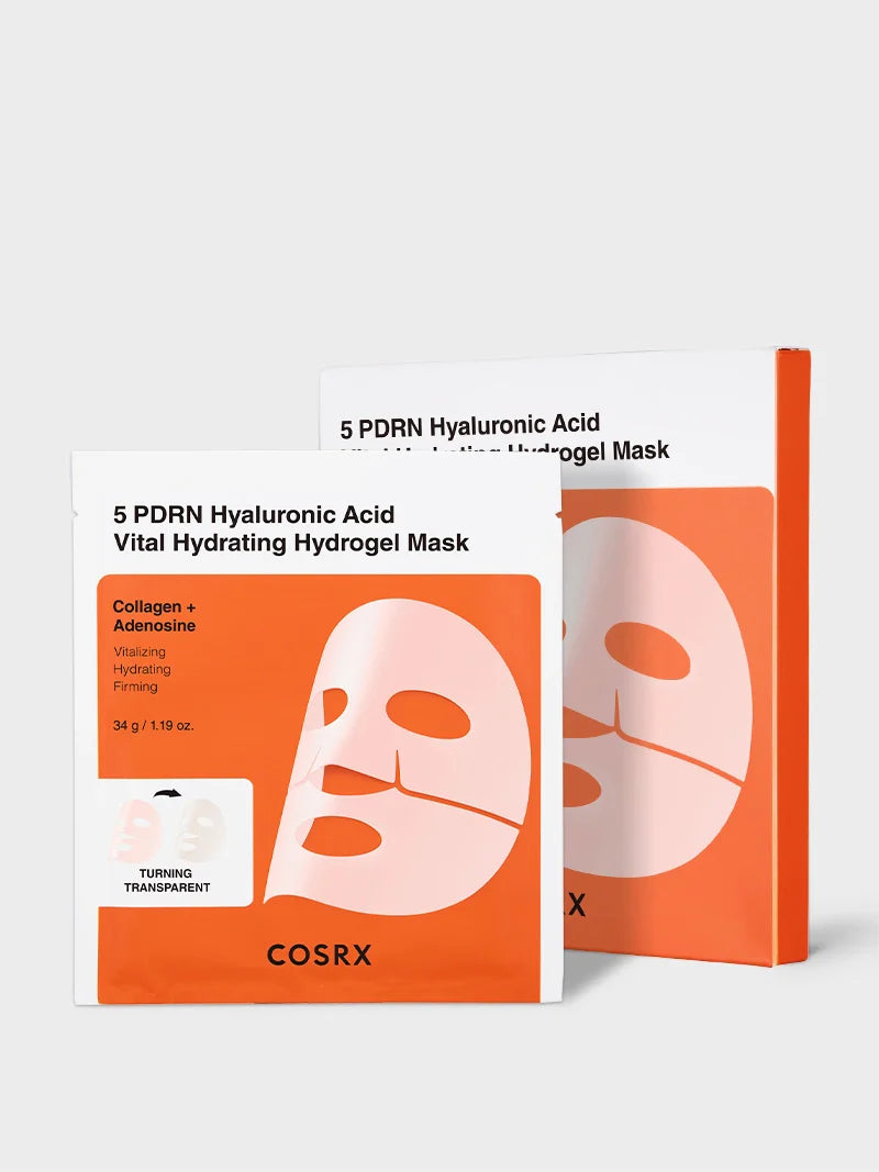 Cosrx 5 Pdrn Hyaluronic Acid Vital Hydrating Hydrogel Mask – Veido kaukė
