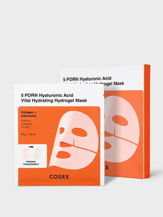 Cosrx 5 Pdrn Hyaluronic Acid Vital Hydrating Hydrogel Mask – Veido kaukė