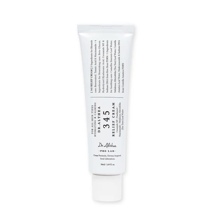 Dralthea 345 Relief Cream Moisturizer for Soothing Recovery and Blemish Care – Veido kremas