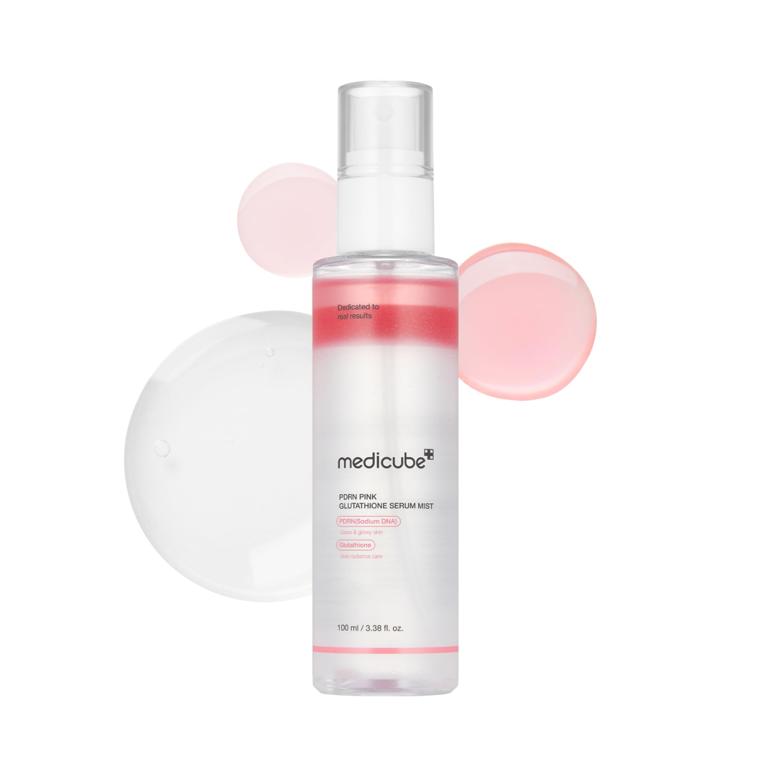 MEDICUBE PDRN Pink Glutathione Serum Mist – Veido serumas