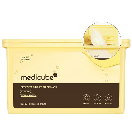 Medicube Deep Vita C Daily Quick Mask 30 Pieces – Veido kaukė