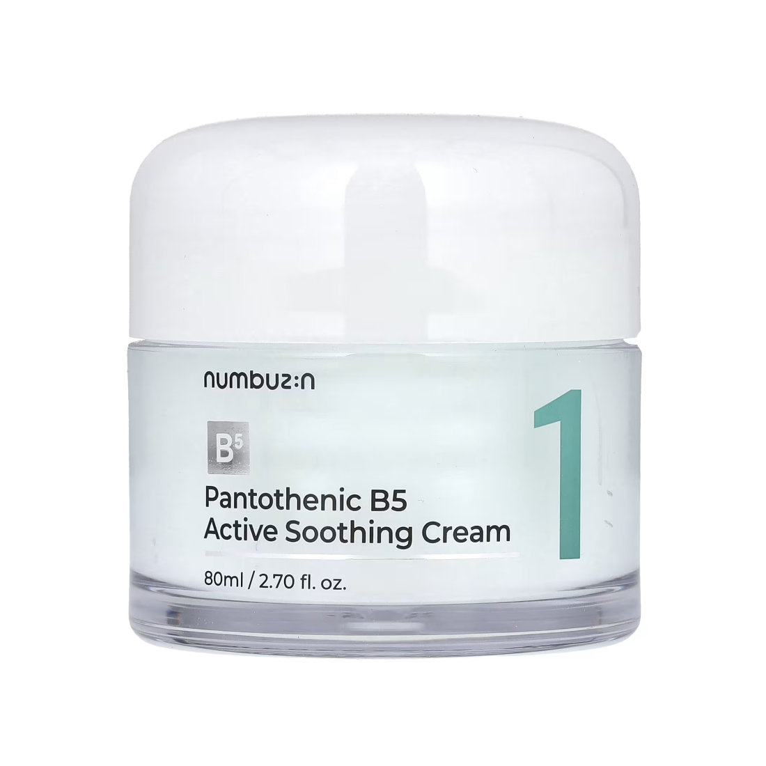 numbuzin No.1 Pantothenic B5 Active Soothing Cream Veido kremas