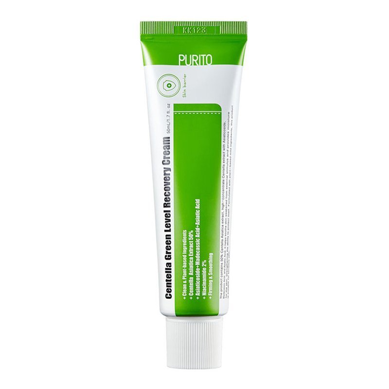 PURITO Centella Green Level Recovery Cream Atkuriantis veido kremas