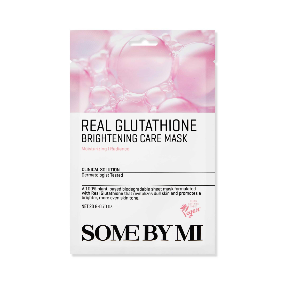 SOME BY MI Real Glutathione Brightening Care Mask Lakštinė veido kaukė
