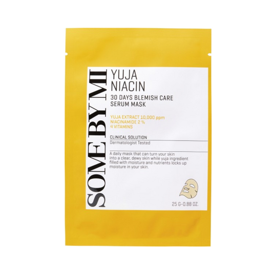 SOME BY MI Yuja Niacin Blemish Serum Mask Lakštinė veido kaukė