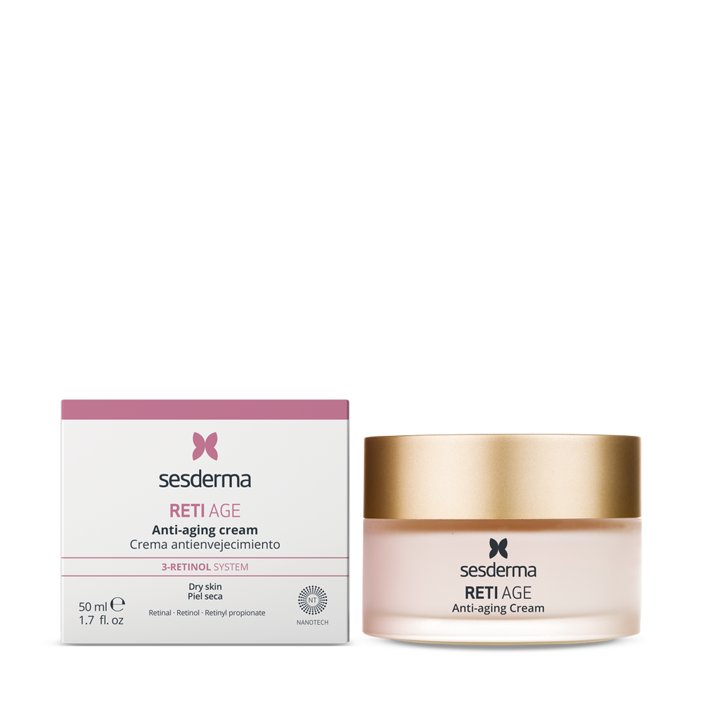 Sesderma Reti Age Triple Rejuvenation Anti-Aging Gel Cream for Mature Skin – Gelinis veido kremas