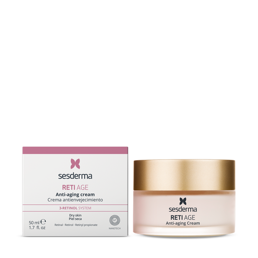 Sesderma Reti Age Triple Rejuvenation Anti-Aging Gel Cream for Mature Skin – Gelinis veido kremas