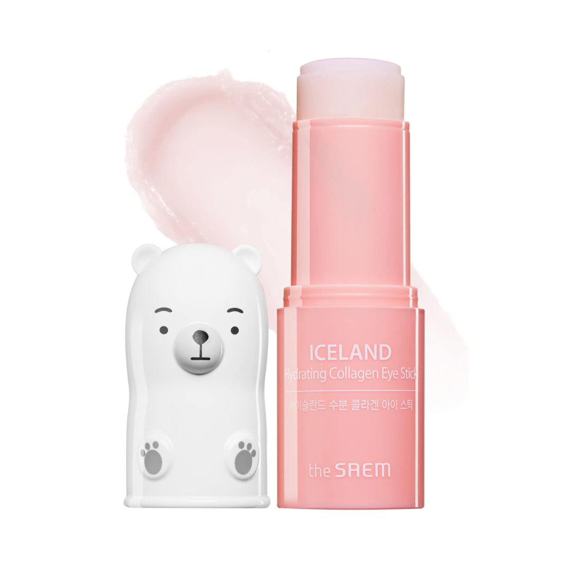THE SAEM Iceland Hydrating Collagen Eye Stick Pieštukinė priemonė paakiams