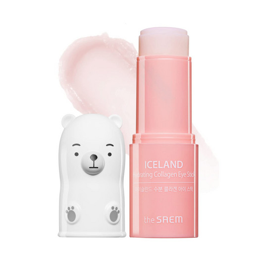 THE SAEM Iceland Hydrating Collagen Eye Stick Pieštukinė priemonė paakiams