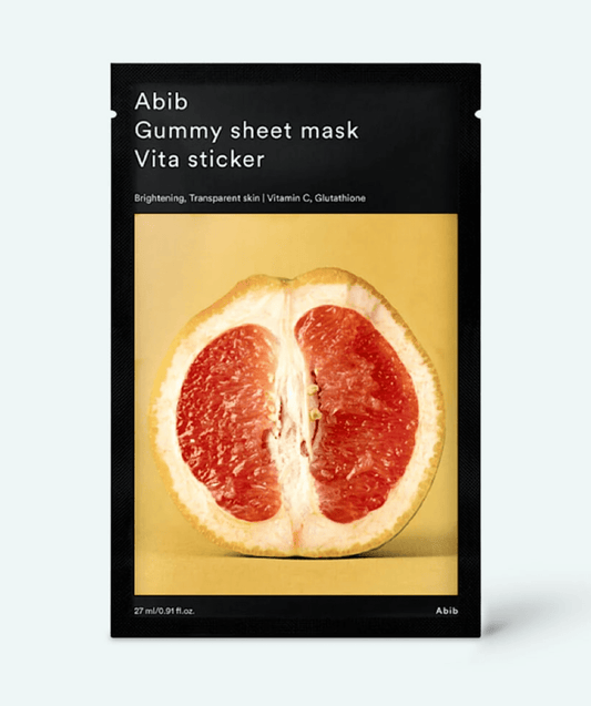 Abib Gummy Sheet Mask Vita Sticker Lakštinė veido kaukė su vitaminu C