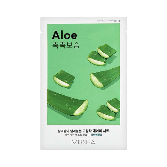Dovana: MISSHA Airy Fit Sheet Mask Lakštinė kaukė - Alavijas