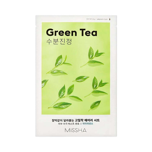 Dovana: MISSHA Airy Fit Sheet Mask Lakštinė kaukė - Žalioji arbata