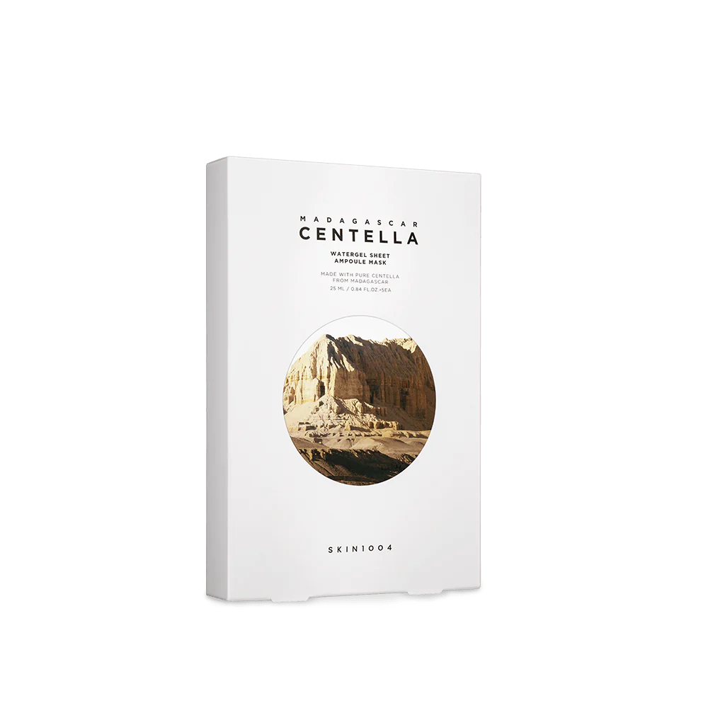 SKIN1004 Madagascar Centella Watergel Ampoule Sheet Mask Set Lakštinių veido kaukių rinkinys