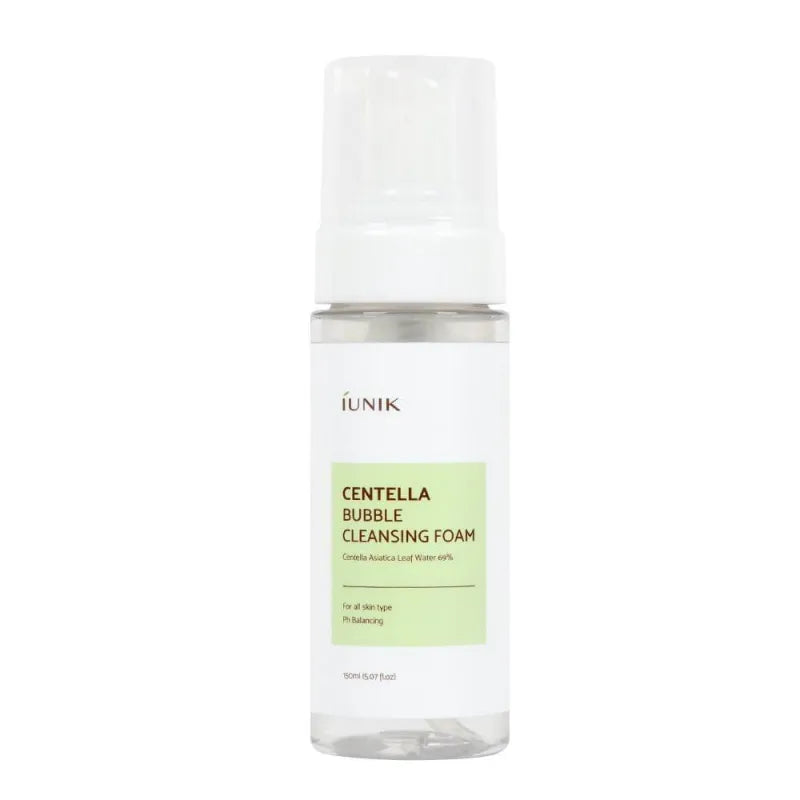 Iunik Centella Bubble Cleansing Foam Putojantis veido prausiklis