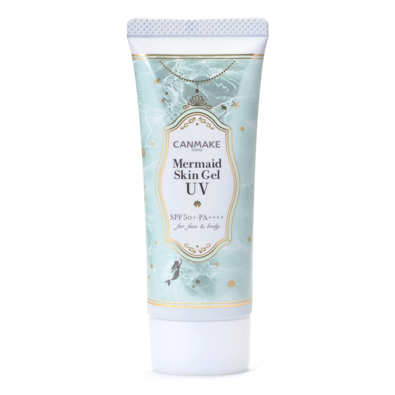 Canmake Mermaid Skin Gel UV SPF 50+ PA++++ (mint) - kremas nuo saulės - odoscentras.lt