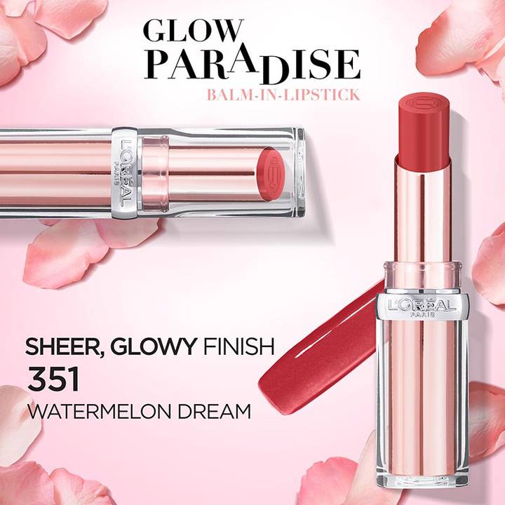 L'OREAL Color Riche Glow Paradise lipstick - drėkinantys lūpų dažai - odoscentras.lt